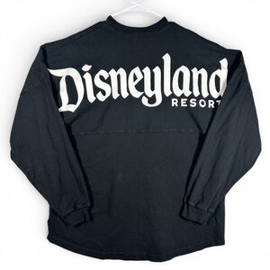 Disneyland Spirit Jersey Size Large Adults Black Classic Logo Mickey Mouse